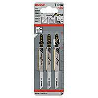 Пилки лобзиковые Bosch 3 шт T 101 А, HSS