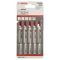 Пилки лобзиковые Bosch 5 шт T 102H CleanPVC