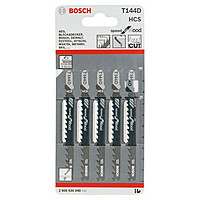Пилки лобзиковые Bosch 5 шт T 144 D, HCS