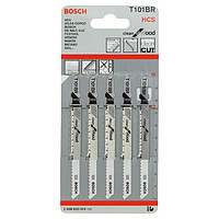 Пилки лобзиковые Bosch 5 шт T 101 BR, HCS