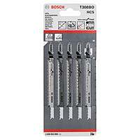 Пилки лобзиковые Bosch 5 шт T 308 ВO, HCS