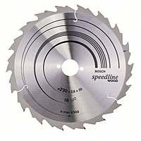 Циркулярный диск Bosch 230×30 18 Speedline