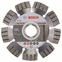 Алмазный отрезной круг Bosch Best for Concrete115x22,23