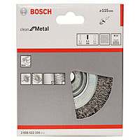 Щетка дисковая Bosch М14 0.5X115 мм витая сталь