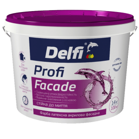 Краска фасадная Profi Facade Delfi матовая, 7 кг