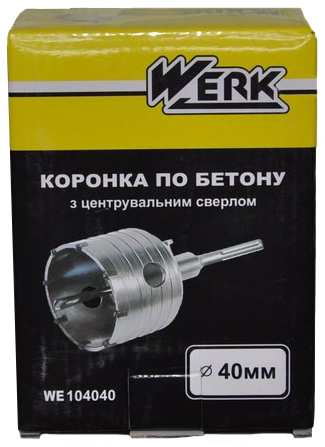 Коронка WERK 40 мм SDS-plus