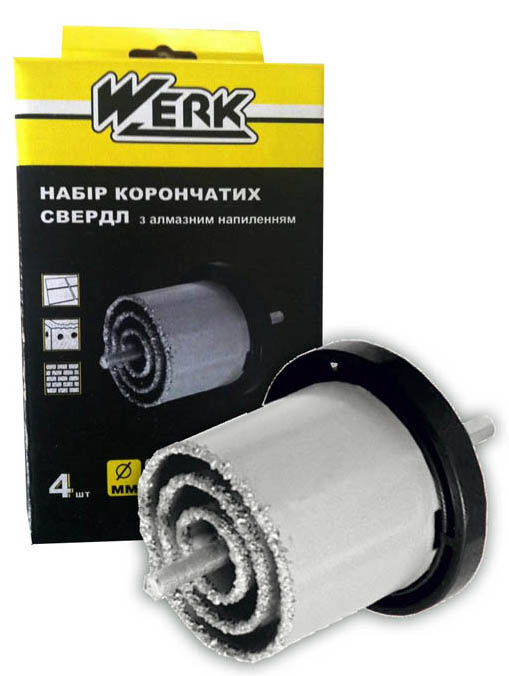 WERK Набор сверл 4 шт