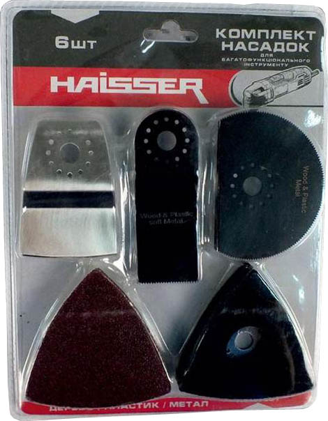HAISSER HS 107001 Комплект насадок для реноватора 6 шт